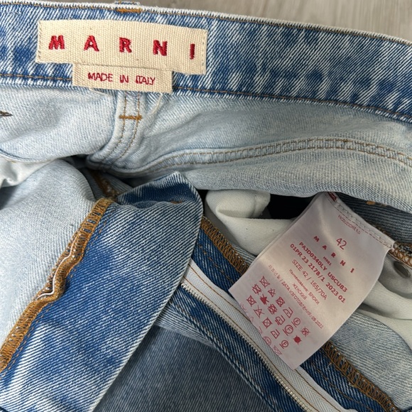 Marni mohair patch jeans - Picture 7 of 9